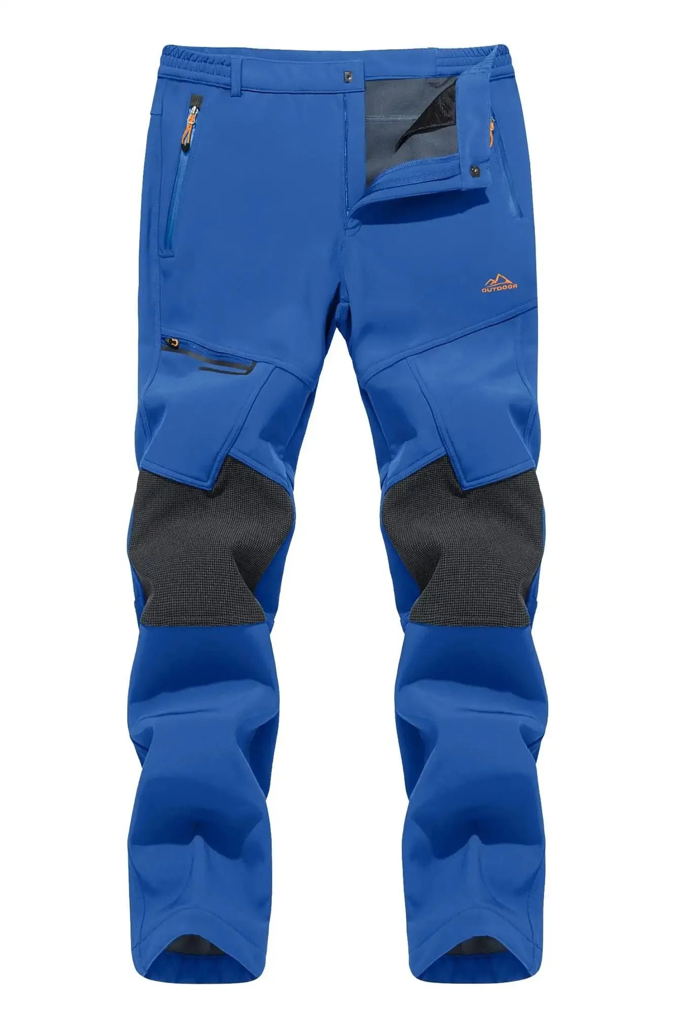 Pantaloni de iarnă din pled cald pentru bărbați, impermeabili, rezistenți la vânt, pentru schi, drumeții, alpinism, camping, trekking (Copie)