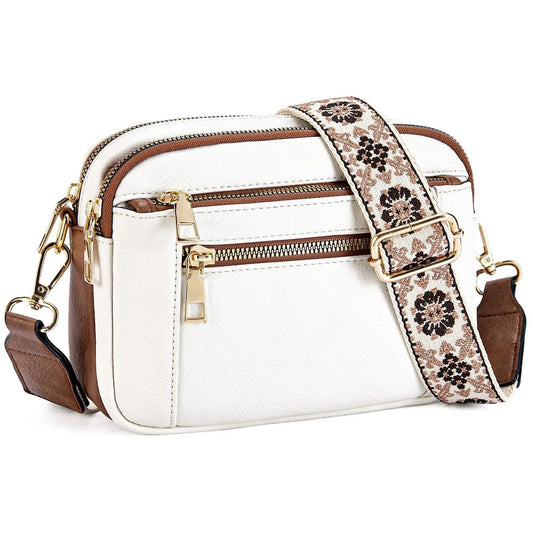 Borsa a tracolla donna elegante e casual – con tracolla regolabile e tasche multiple