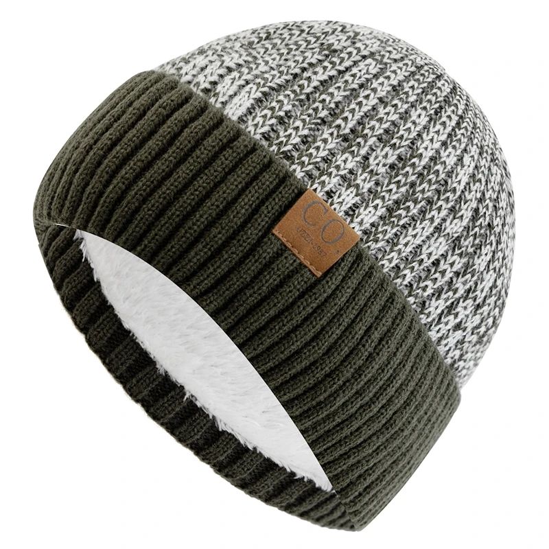 Cappelli invernali bicolore unisex
