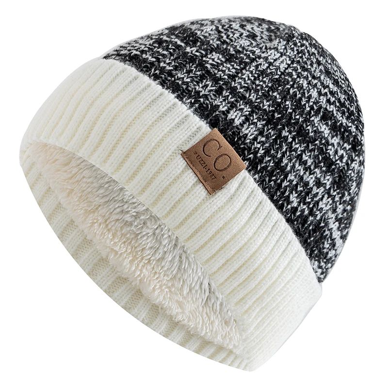 Cappelli invernali bicolore unisex