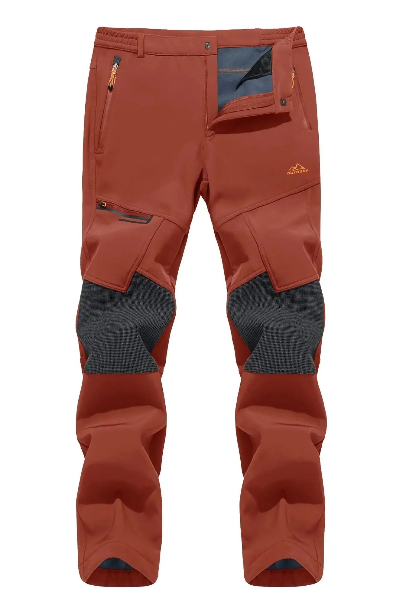 Pantaloni de iarnă din pled cald pentru bărbați, impermeabili, rezistenți la vânt, pentru schi, drumeții, alpinism, camping, trekking (Copie)